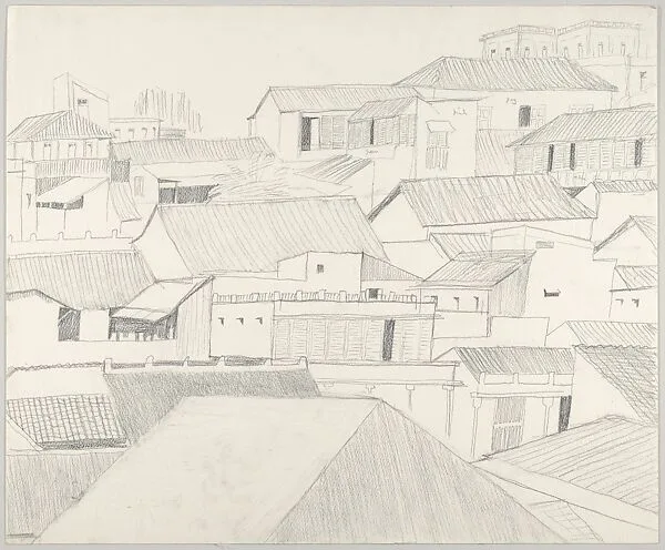 View Santiago De Cuba 1956 — Emilio Sanchez