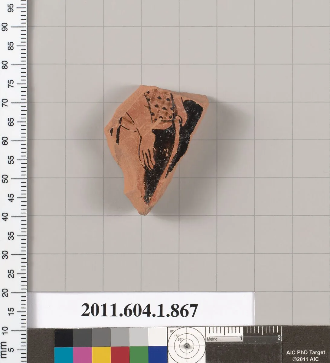 Terracotta fragment of a kylix (drinking cup) — Unknown