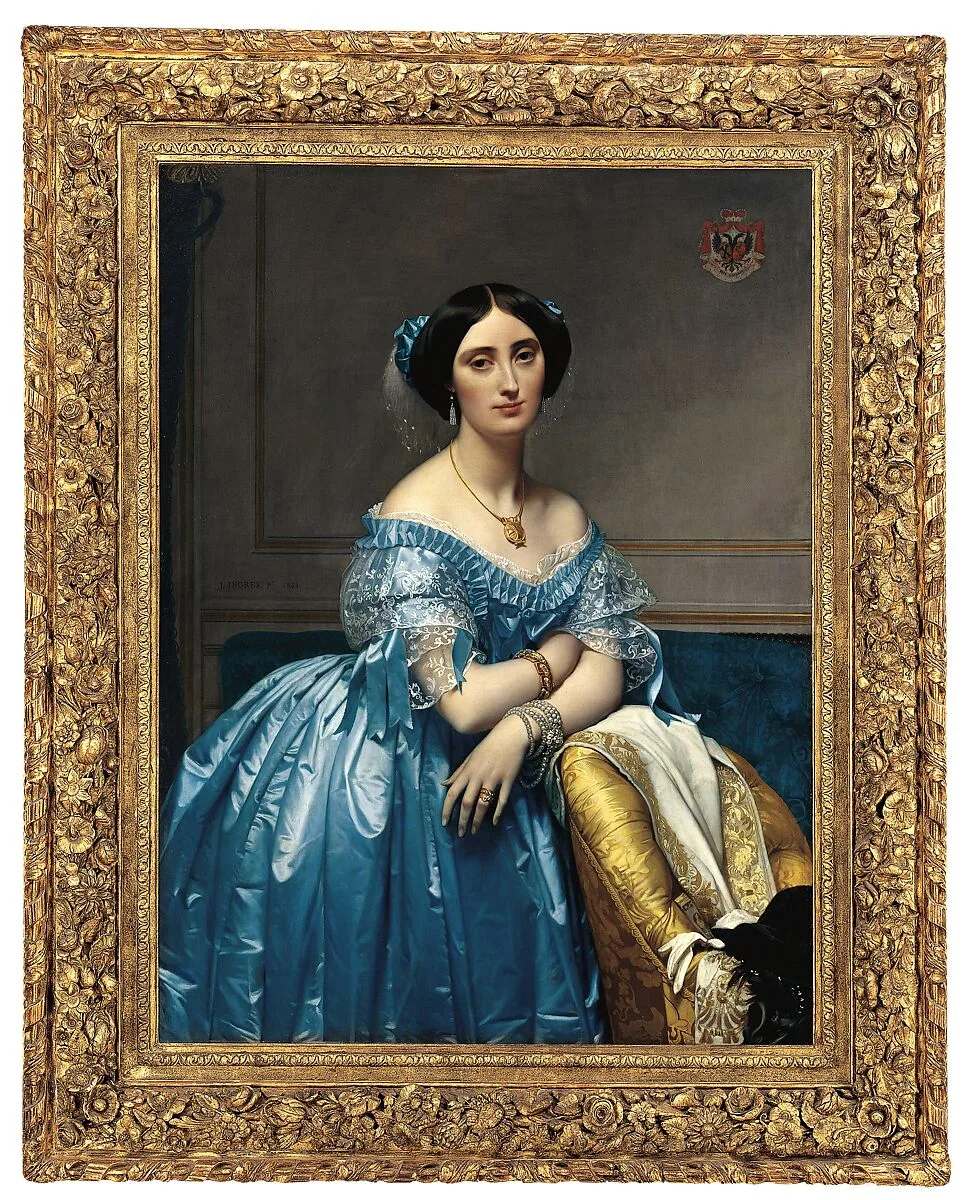 Louis XIII style Ovolo frame (for Ingres's Portrait of the Princesse de Broglie) — Unknown