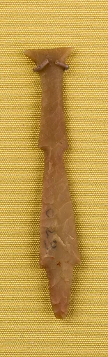 Notched projectile point with transverse tip