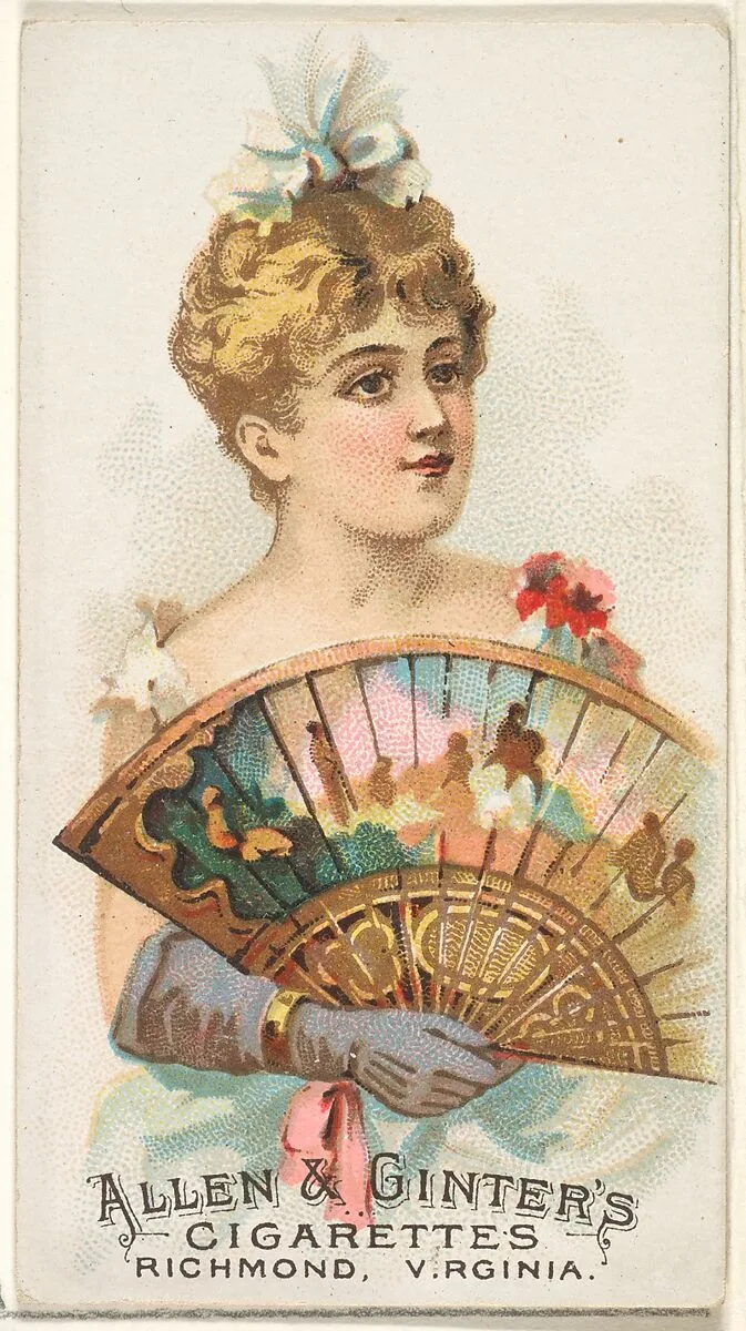 Plate 30, from the Fans of the Period series (N7) for Allen & Ginter Cigarettes Brands — Allen & Ginter|Schumacher & Ettlinger