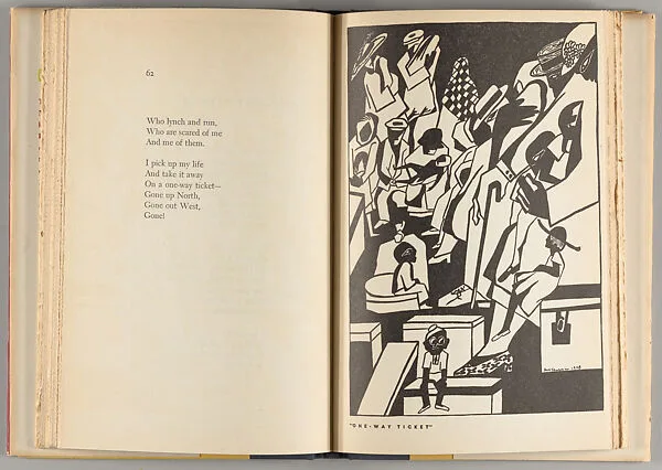 One-way ticket — Jacob Lawrence|Langston Hughes|Alfred Knopf Publishers