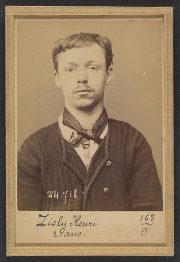 Zisly. Henri, Gabriel. 21 ans, né à Paris IVe. Employé de commerce. Anarchiste. 26/2/94.