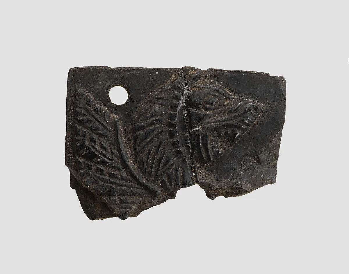 Plaque fragment — Unknown