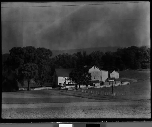 [Farm Buildings, Estate of Suzette Morton Hamill, Lake Forest, Illinois?]