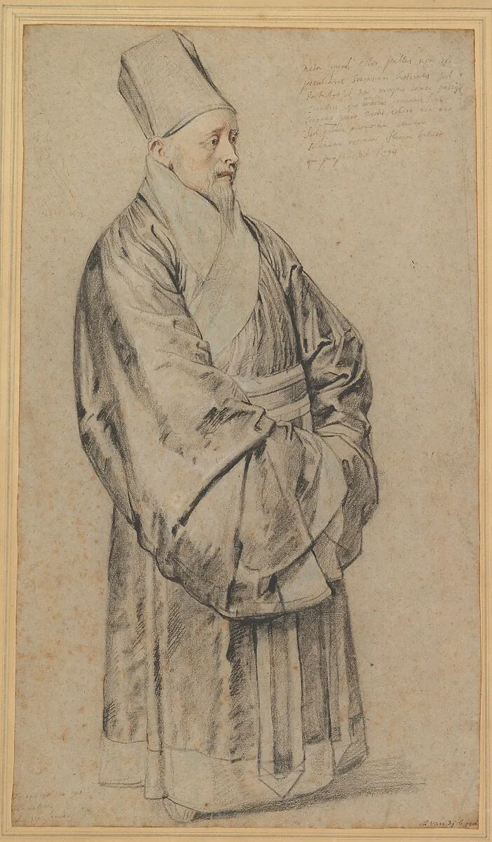 Portrait of Nicolas Trigault in Chinese Costume — Peter Paul Rubens