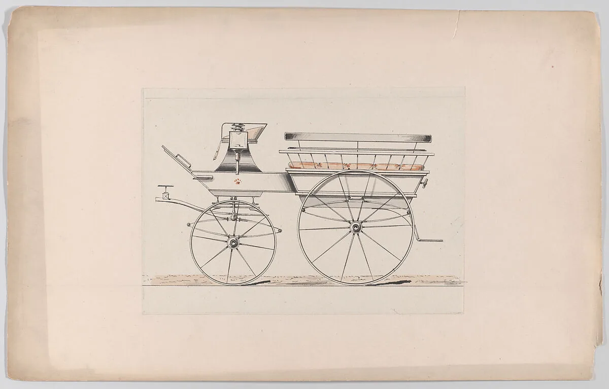 Design for Wagonette (unnumbered) — Brewster & Co.