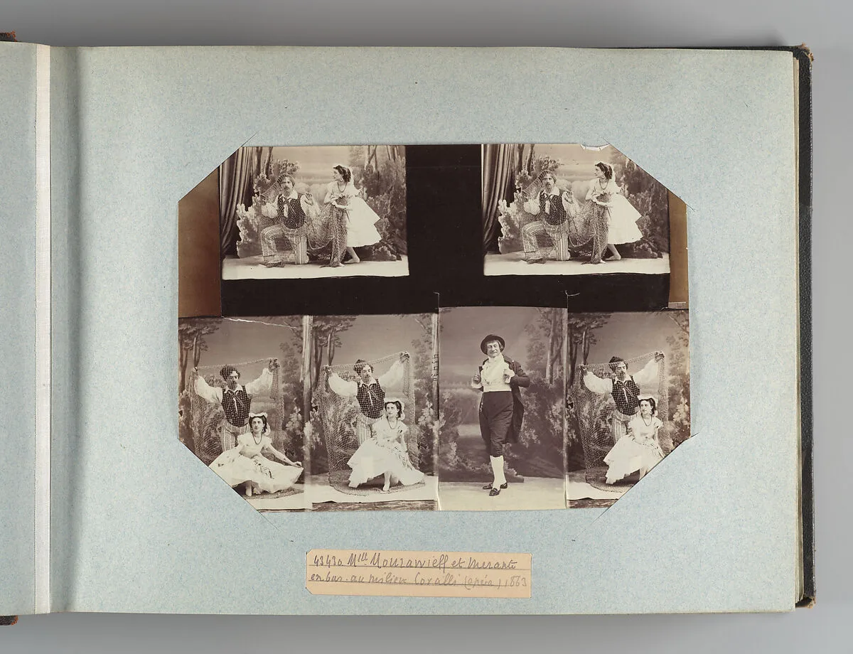 Mlle Mourawieff et Mérante — André-Adolphe-Eugène Disdéri