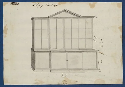 Library Bookcase, from Chippendale Drawings, Vol. II