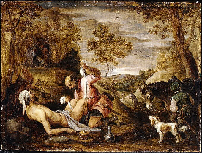 The Good Samaritan — David Teniers the Younger