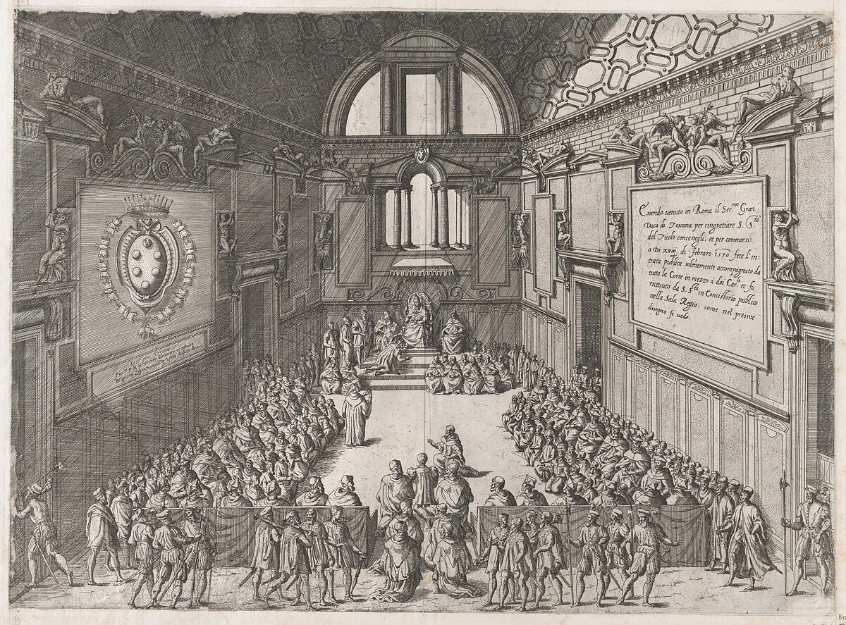 Speculum Romanae Magnificentiae: Vatican Reception of the Duke of Tuscany — Etienne DuPérac|Giovanni Ambrogio Brambilla