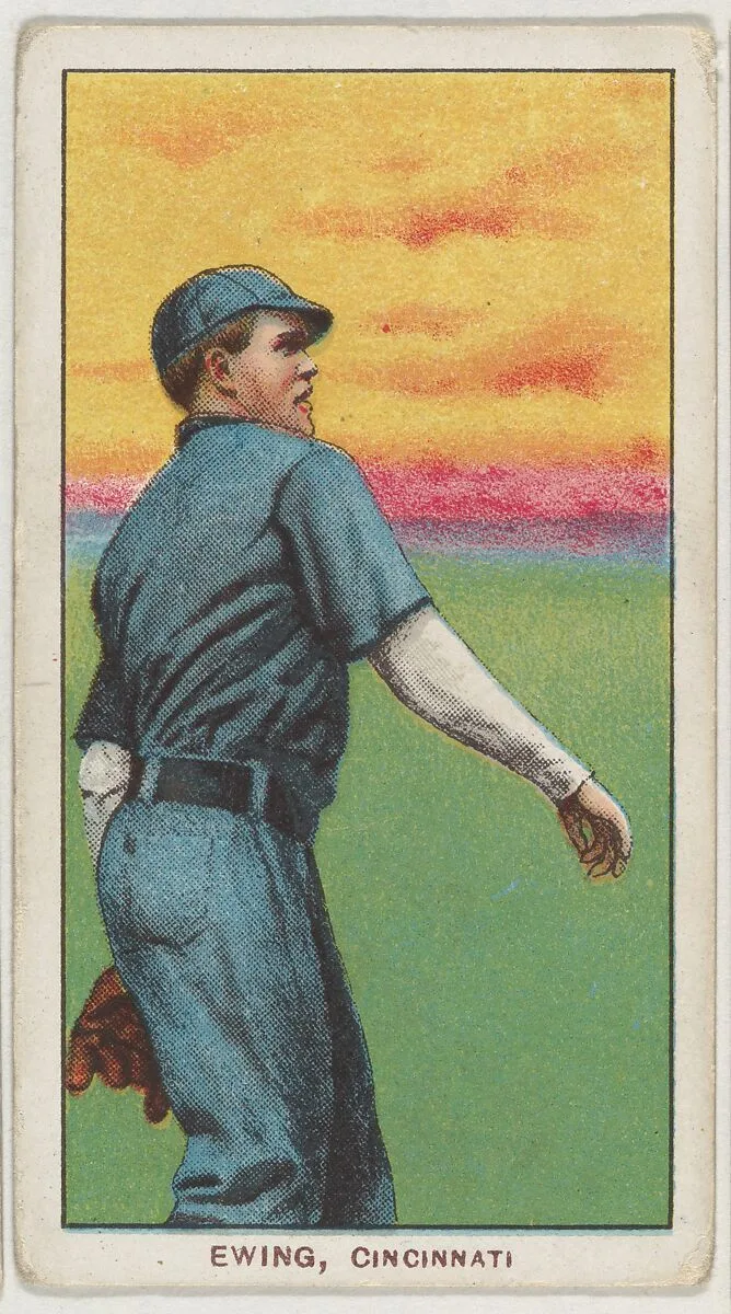 Ewing, Cincinnati, National League, from the White Border series (T206) for the American Tobacco Company — American Tobacco Company