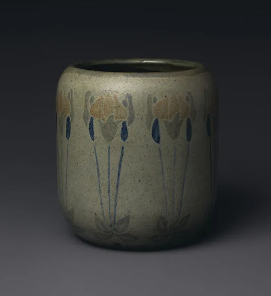 Vase with plants — Arthur Irwin Hennessey|Marblehead Pottery|Sarah Tutt