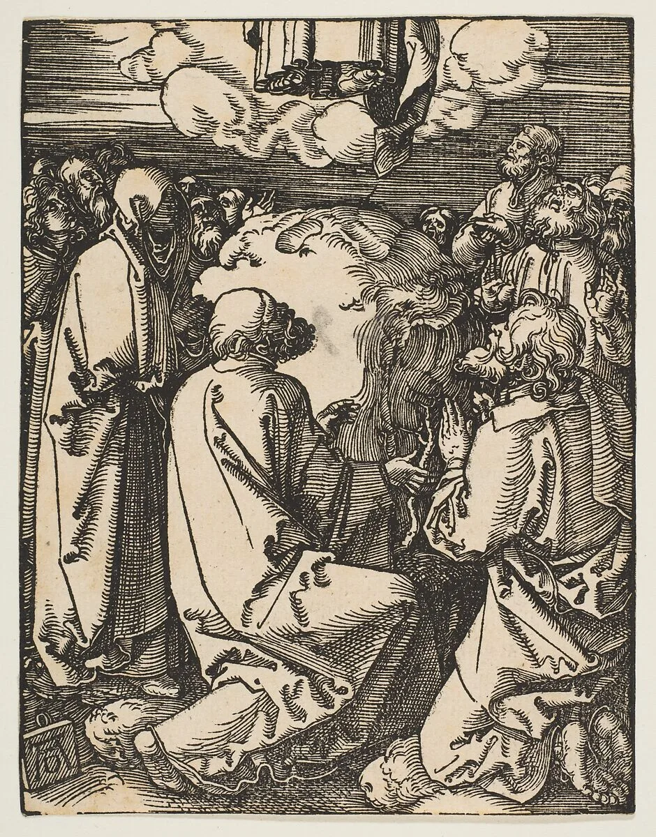 The Ascension, from "The Small Passion" — Albrecht Dürer