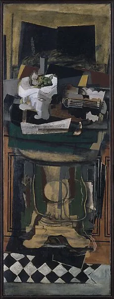 Guitar and Still Life on a Guéridon — Georges Braque