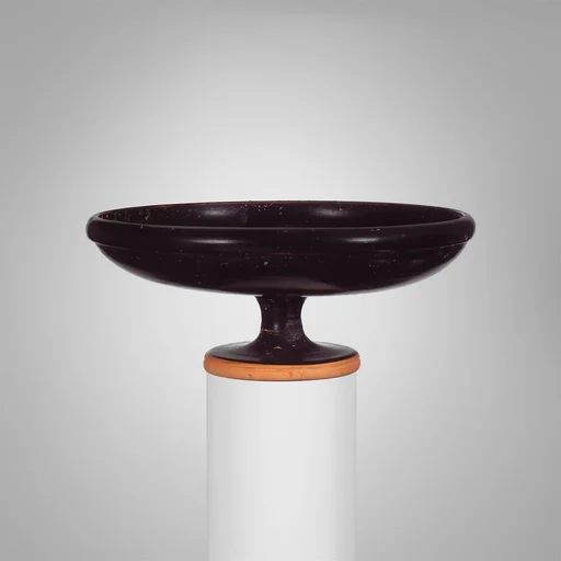 Terracotta stemmed dish