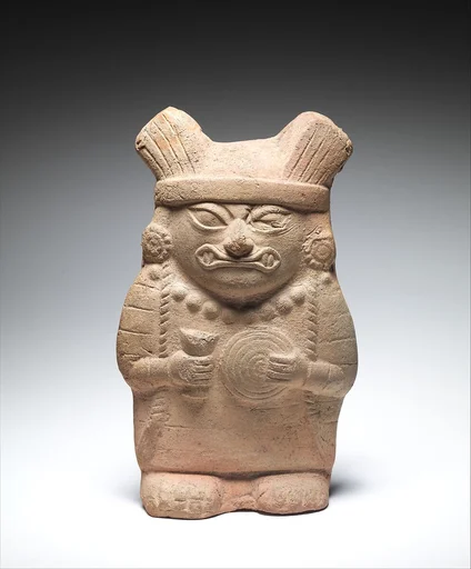Figure with Cup and Disk