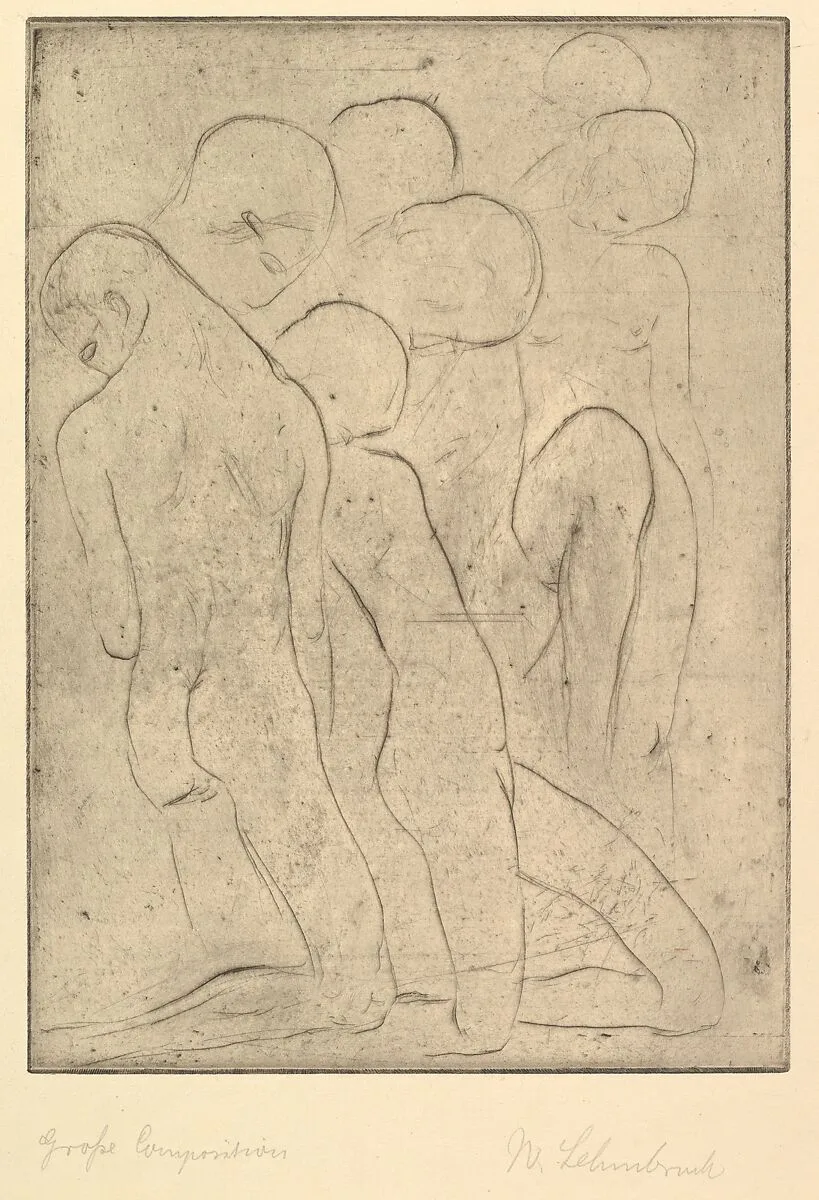 Composition (Große Komposition) — Wilhelm Lehmbruck
