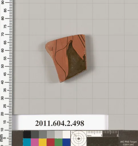 Terracotta fragment of a column-krater (bowl for mixing wine and water)