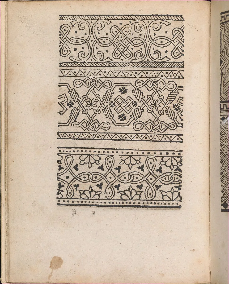 Modelbuch aller Art Nehens vn Stickens (Page 10v) — Christian Egenolff
