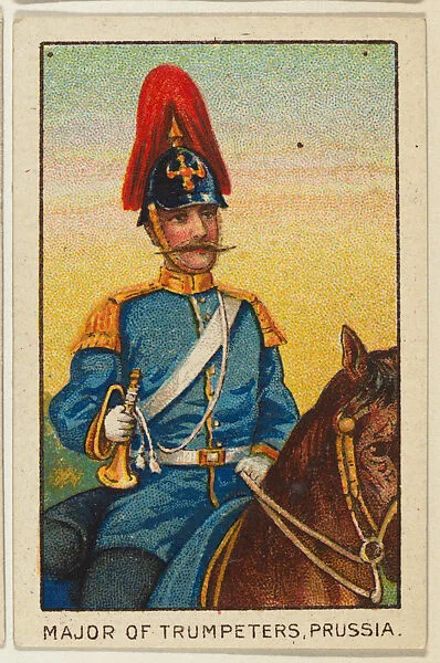 Major of Trumpeters, Prussia, from the Military series (T79) issued by the American Tobacco Company — American Tobacco Company