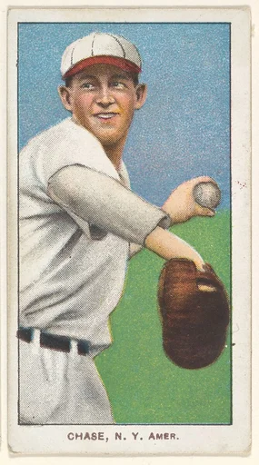 Chase, New York, American League, from the White Border series (T206) for the American Tobacco Company