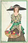 Fashion (Easter Card) — Mela Koehler|Wiener Werkstätte