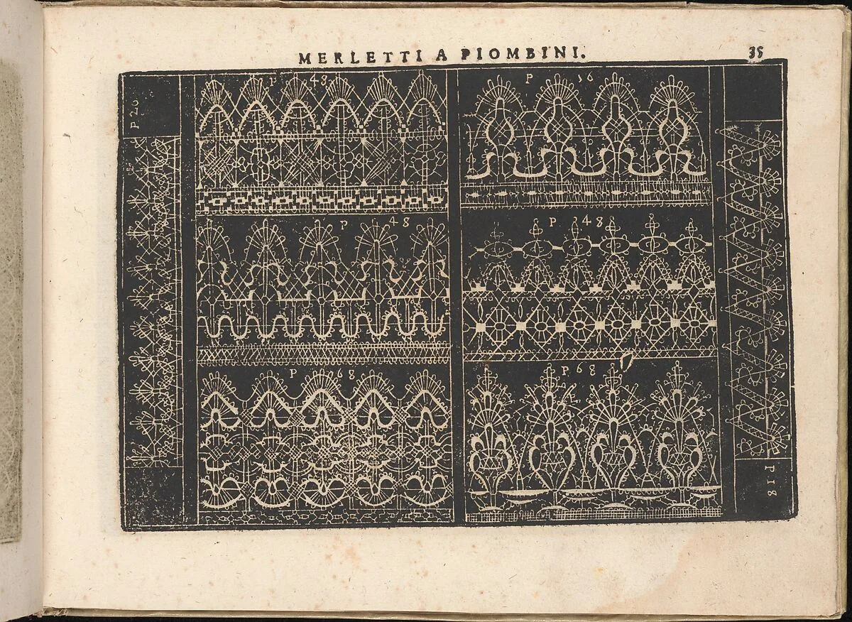 Fiore D'Ogni Virtu Per le Nobili Et Honeste Matrone, page 35 (recto) — Isabella Catanea Parasole|Antonio Fachetti