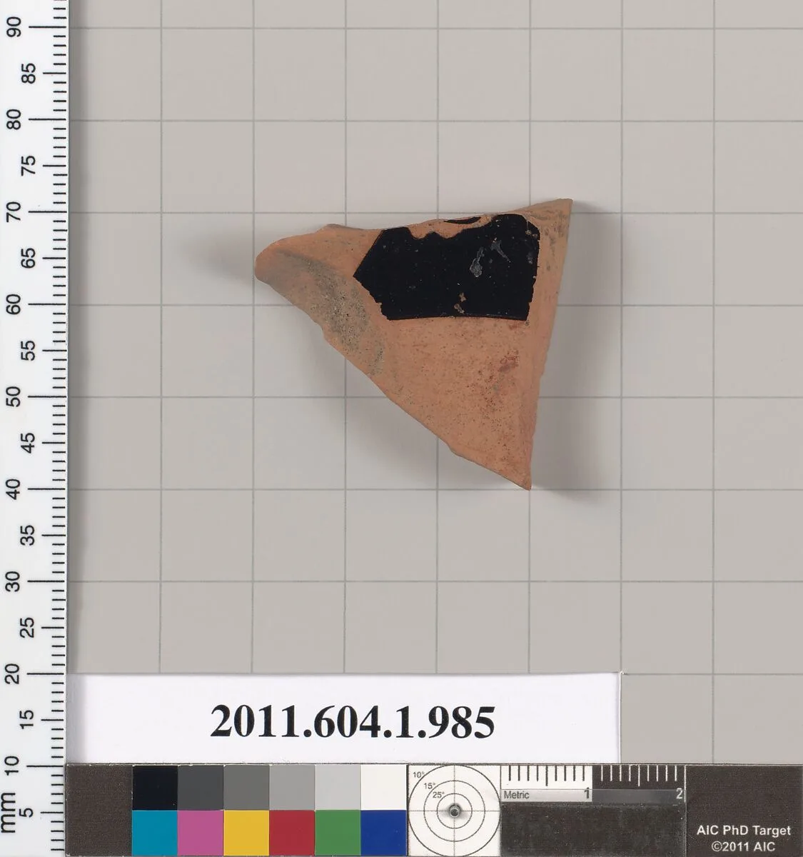 Terracotta fragment of a kylix (drinking cup) — Unknown