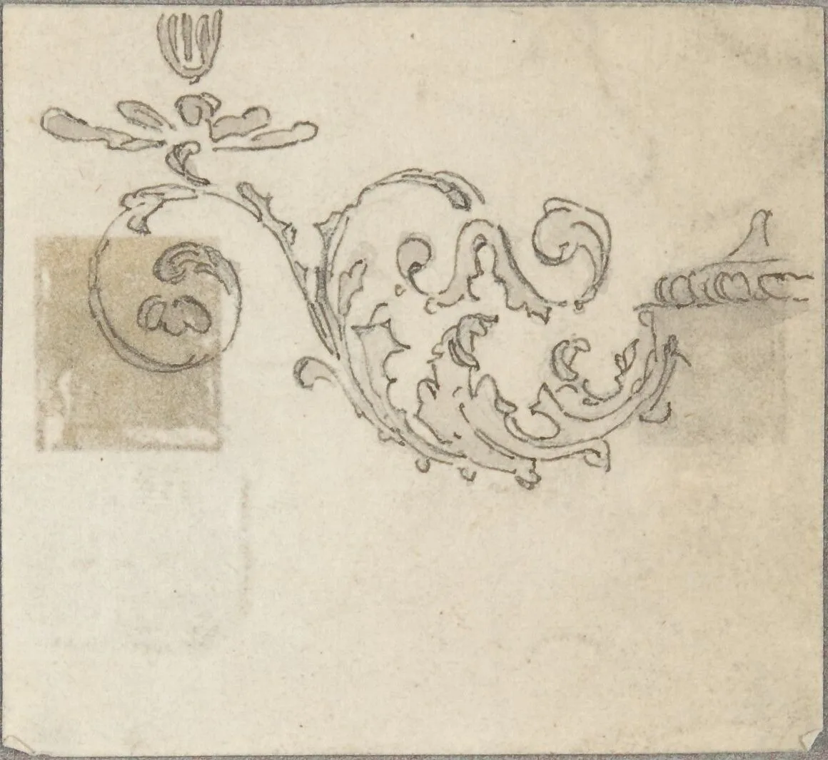 Detail of Foliate Decorative Element — William Pitts