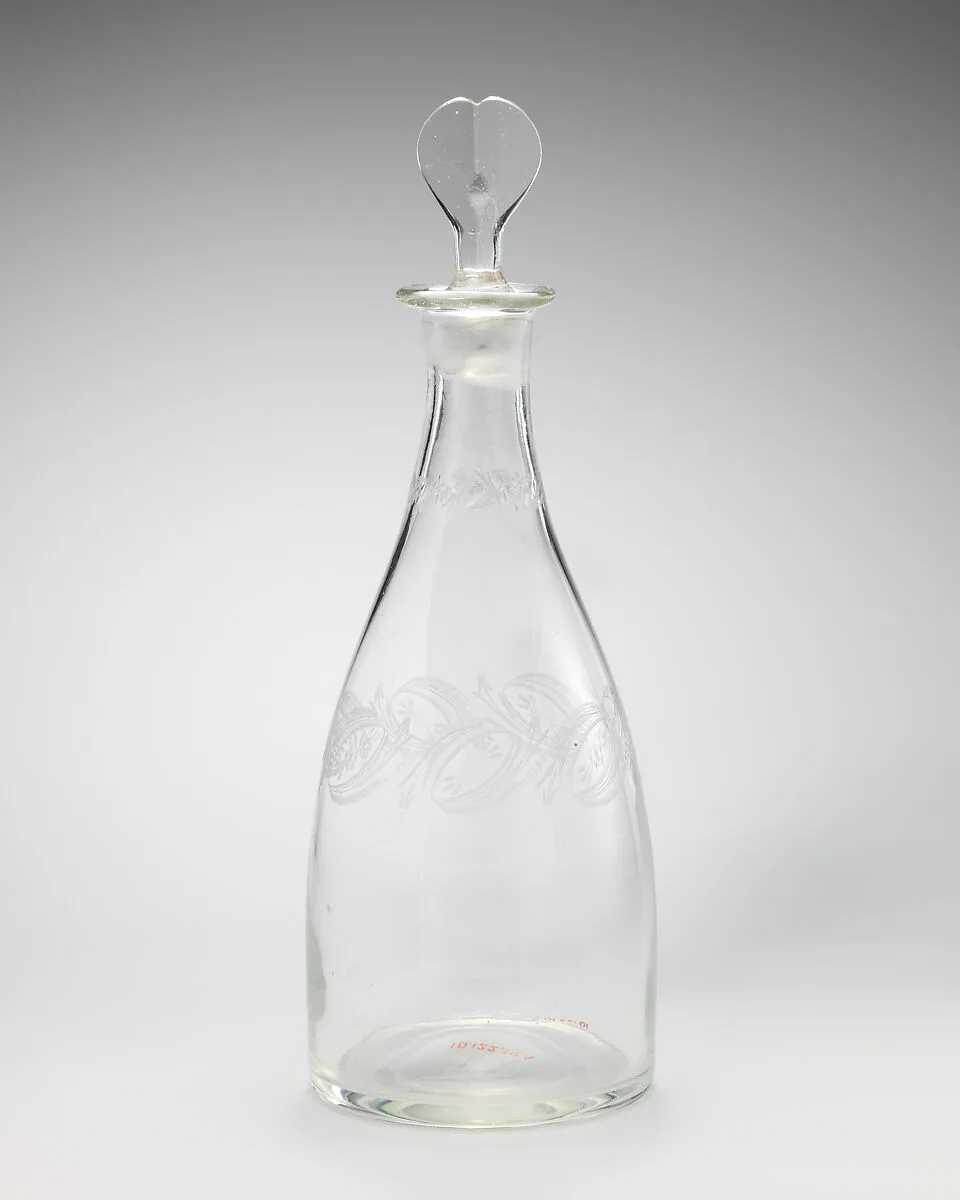 Decanter with stopper — Unknown