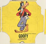 Goofy, from the Disney Cartoon Characters bread end labels series (D290-6) — Walt Disney Productions