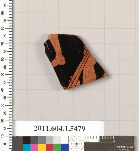 Terracotta fragment of a kylix (drinking cup)