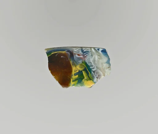 Glass mosaic bowl fragment