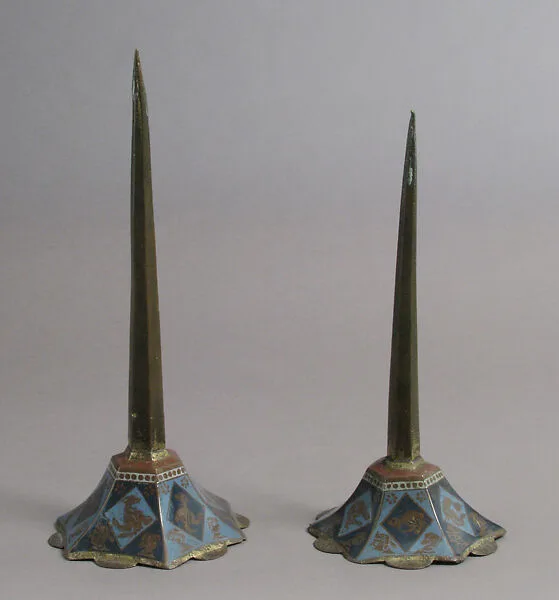 Pricket Candlesticks — Unknown