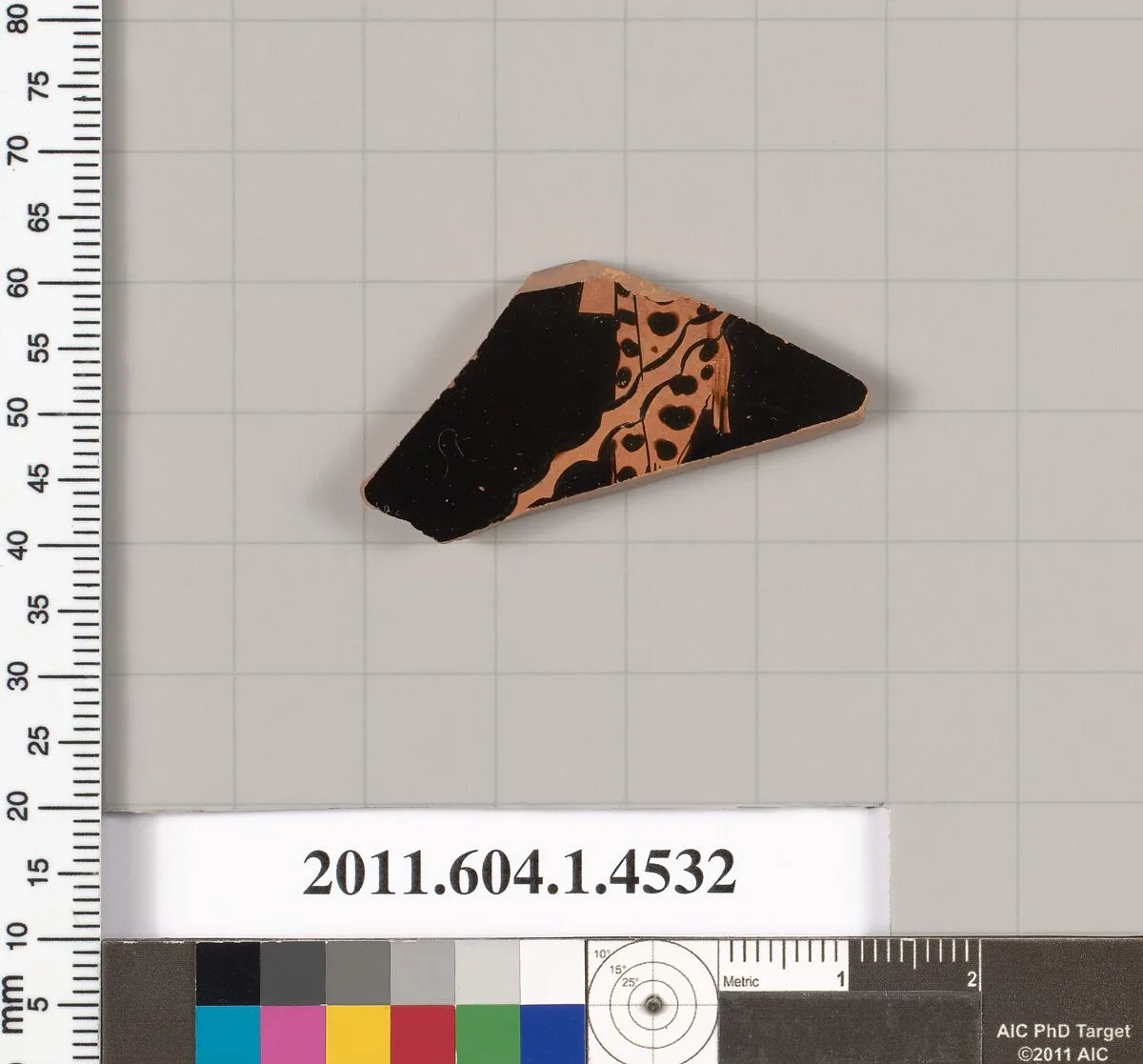 Terracotta fragment of a kylix (drinking cup) — Unknown