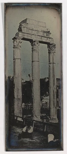Northwest Facade, Temple of Castor and Pollux, Rome (12. Rome. 1842. Graecostasis. faç. N.O.)