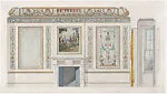 Wall Elevation with a Fireplace for Hyde Park — Ogden Codman, Jr.
