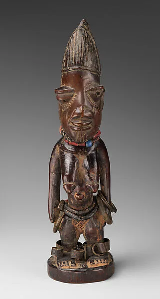 Twin Figure: Female (Ibeji) — Unknown