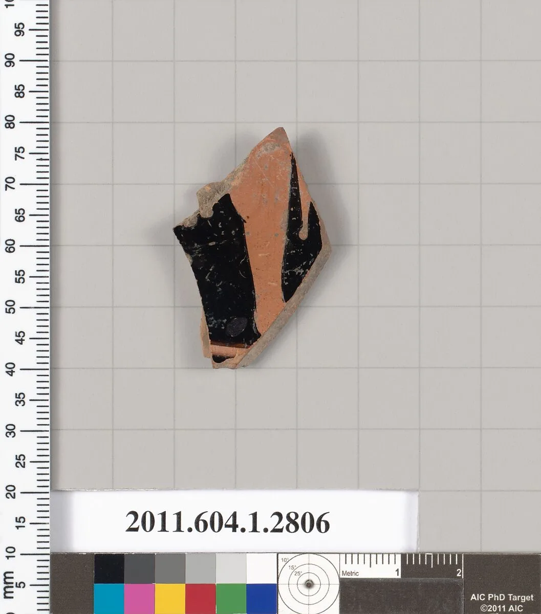 Terracotta fragment of a kylix (drinking cup) — Unknown