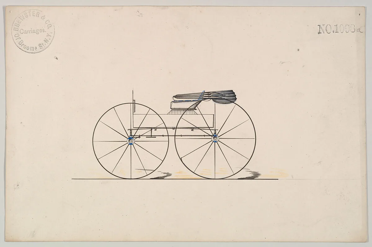 Design for Wagon, no. 1098a — Brewster & Co.