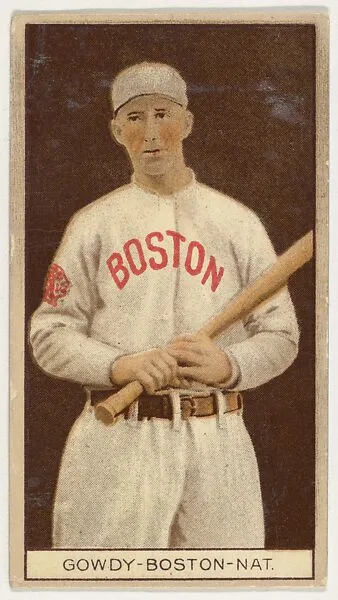 Harry Gowdy, Boston, National League, from the Brown Background series (T207) for the American Tobacco Company — American Tobacco Company