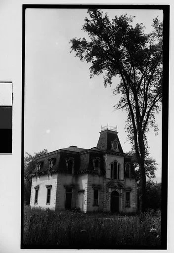 [Second Empire House with Quoins]
