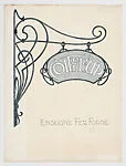 Design for a Wrought Iron Sign for a Hairdresser — Hélène Forichon