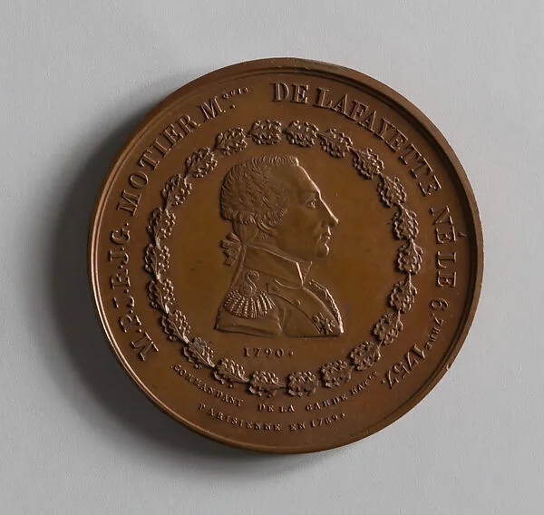 Medal of the Marquis de Lafayette — Pierre Antoine Montagny