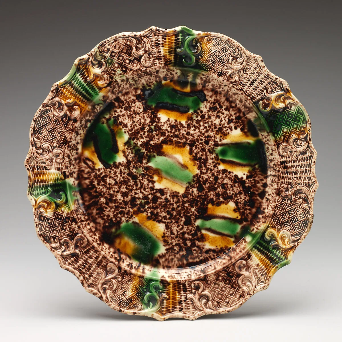 Plate — Whieldon type