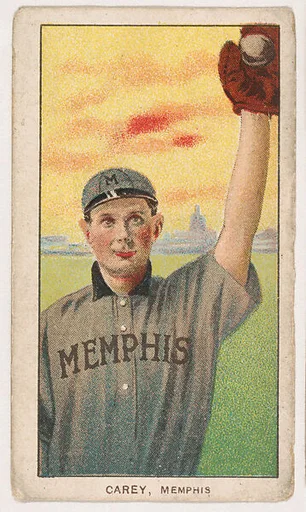 Scoops Carey, Memphis, from Coupon Cigarettes Baseball Issue, 1910