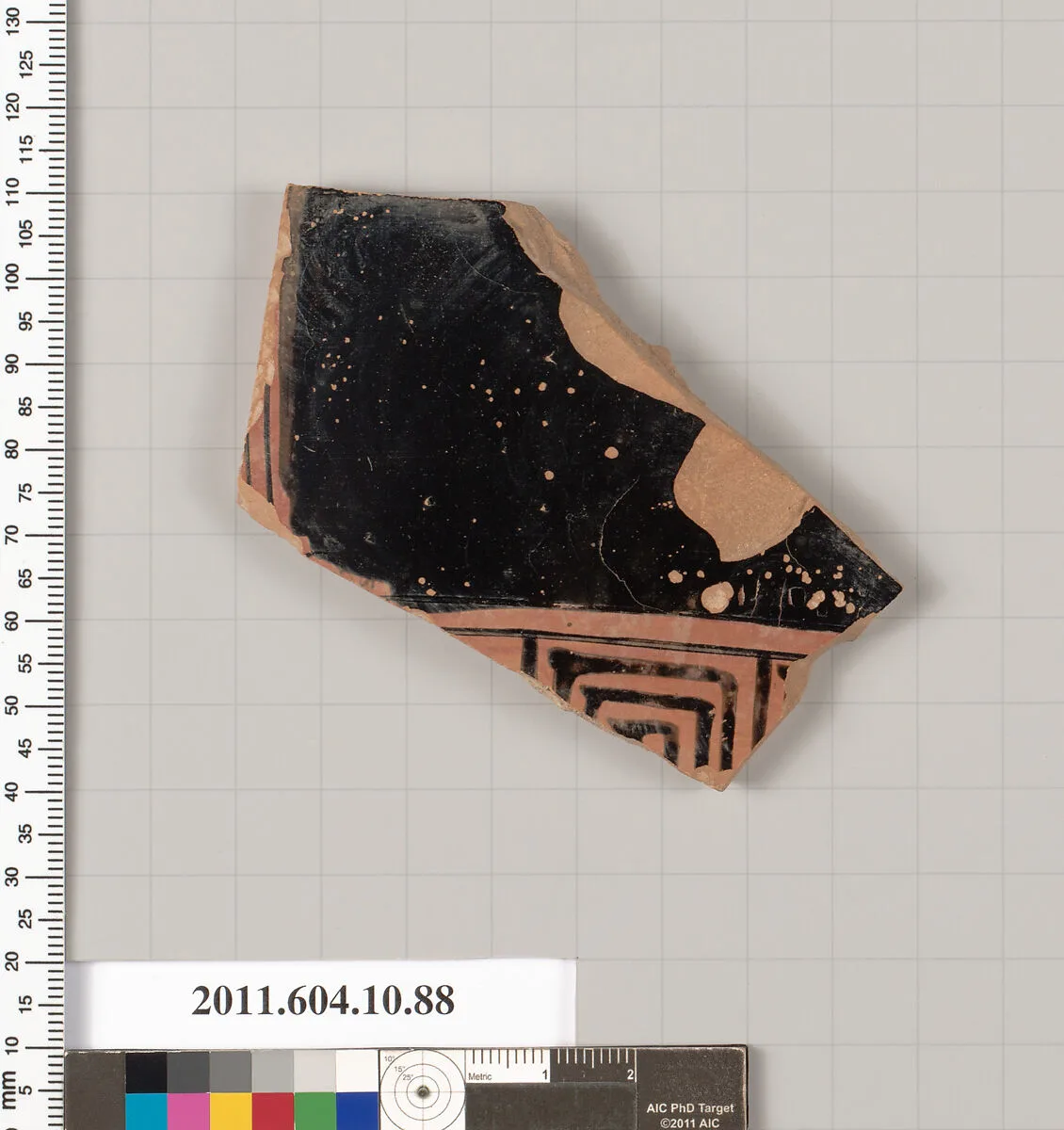 Terracotta fragment of a closed shape — Unknown