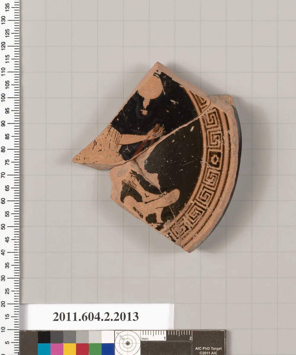 Terracotta fragment of a plate — Unknown