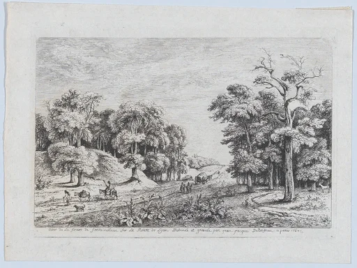 Entrance to the Forest of Fontainebleau
